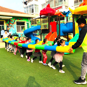 充气云梯幼儿园体智能教具上课道具训练器材器械新款儿童气模玩具