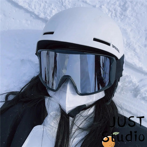 户外滑雪太阳镜超大框防紫外线防风防眩光护目运动墨镜凹造型男女