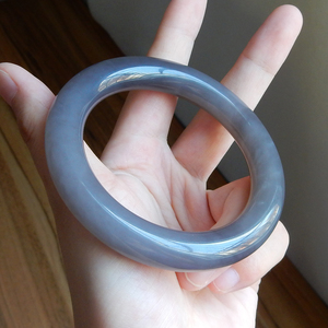 青海烟紫玉手镯