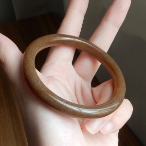 8克纯天然和田玉手镯56mm俄料红糖玉翳麻糖女士玉镯子玉石