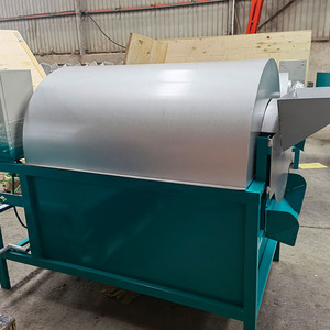 电磁加热油菜籽小型滚筒式炒料机榨油料花生瓜子卧式炒货机翻炒机