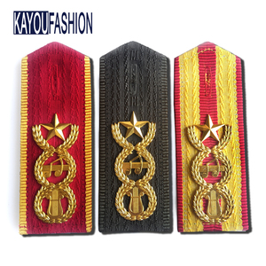 军乐队肩牌文工团肩章管乐简章红色黄色军绿军鼓队服装配饰肩衔