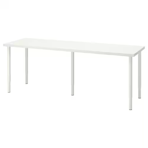 IKEA宜家代购拉格开普 /奥勒夫 书桌 白色200x60厘米简约耐用欧式