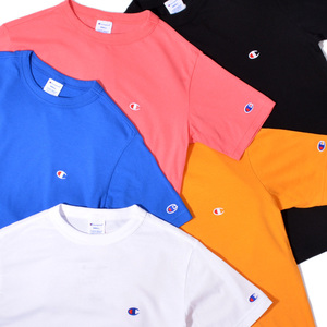 champion冠军正品日版红蓝刺绣小logo情侣打底短袖t恤现货c3-p300