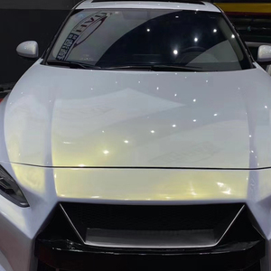 000人付款天猫汽车改色膜全车身贴膜亚白变紫纳多灰冰川蓝改色车衣