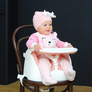 韩国jellymom婴儿学坐餐椅多功能宝宝坐立训练餐桌椅便携安全防摔
