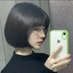 假发女短发短直发学生少年感波波头圆脸锁骨发减龄修脸日系齐刘海