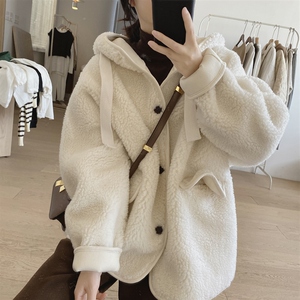 thom browne 日本代购秋冬新款tb羊羔毛皮毛一体长款过膝大衣外套18人