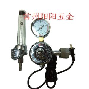 上海红焰二氧化碳气体减压器CO2电加热式减压表减压阀36V