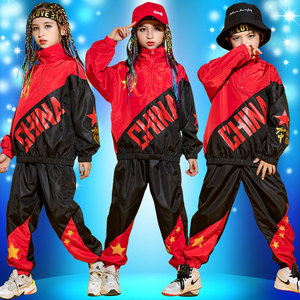 儿童鬼步舞衣服套装