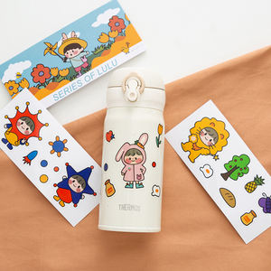 膳魔师保温杯jnr/jnl系列专用杯贴米奇贴片迪士尼可爱卡通贴纸