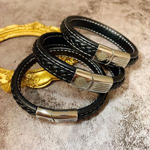 泰国特色正品手环 阿赞力矿 五条经文神牛手镯 男女时尚皮手镯