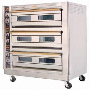 恒联PL-6喷涂三层六盘烘烤炉大型烤箱商用面包蛋糕烤炉烘烤箱