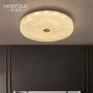 诺福克美式简约led吸顶灯卧室书房灯现代轻奢浪漫温馨主卧房间灯