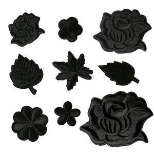 衣服贴补丁贴补裤子破洞无痕修复图案自粘缝补布贴羽绒服刺绣花朵