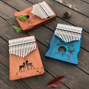 拇指琴卡林巴琴17音kalimba初学者入门手指琴乐器手指钢琴乐器