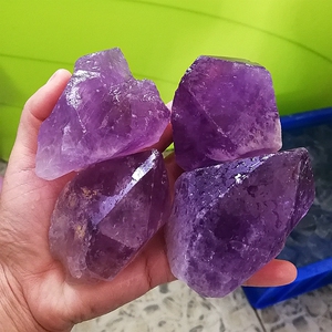 0015人付款淘宝绿幽灵黄绿水晶簇摆件天