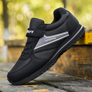 中老爸爸鞋春秋款父亲休闲软底老人鞋男防滑老年健步鞋老北京布鞋