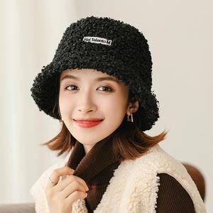 大头围帽子女秋冬渔夫帽堆堆帽贝雷帽三合一八角帽适合圆脸大脸潮