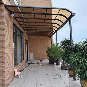 遮雨棚铝合金雨棚耐力板遮阳蓬别墅门口雨搭汽车棚屋檐家用挡雨板
