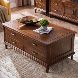 红橡木家具实木客厅