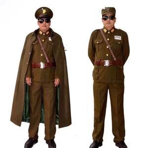 000人付款淘宝国军男女国民党军官服斗篷大衣国军演出服舞台话剧国民