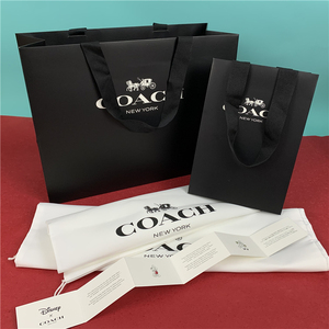 美国专柜正品c0ach/蔻驰纸袋礼品袋包装防尘袋包包盒 钱包/皮带盒