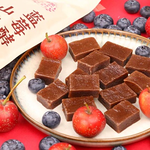 【悦意】蓝莓酵素山楂糕168g/包 加拿大野生蓝莓 搭配新鲜山楂
