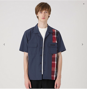 日本代购 black label crestbridge黑标开放式衬衫限定51m-75-775