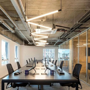 灯管led壁装长条霓虹彩色圆管灯条形墙壁装饰招牌壁灯办公室吊灯