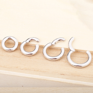 s925纯银扣手链项链连接扣子隐形扣锁扣圆圈圆环扣机械圆扣配件扣