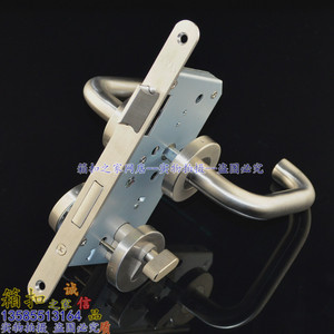 AXA防火门7260分体锁房门纯铜锁芯304不锈钢大门锁5572执手锁5072