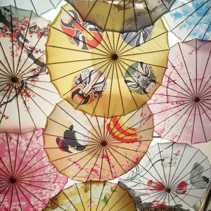 古装伞油纸伞舞蹈伞绸布演出汉服女男古风防雨防晒装饰古典吊顶伞