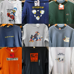 uniqlo优衣库mickey运动衫迪士尼dpj米奇联名keith长袖ut情侣卫衣
