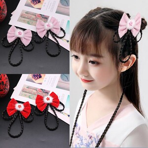 幼儿假发汉服头饰儿童发夹女古装辫子女童古风发饰可爱百搭中国风