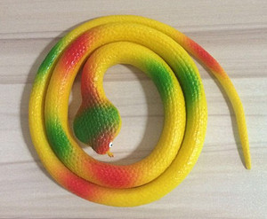 长80厘米橡胶蛇塑料假蛇仿真动物模型玩具软胶蛇圆头田蛇眼镜蛇