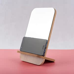 创意镜子小型单面镜镜子女化妆镜小卧室方便女士家用家居仿古古典