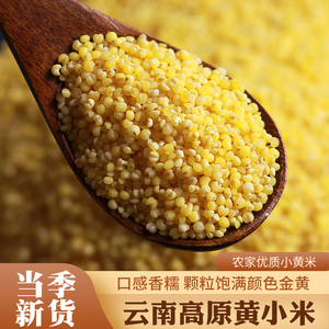 黄小米5斤包邮粘糯新米米脂小黄米粥杂粮农家自产黄小米