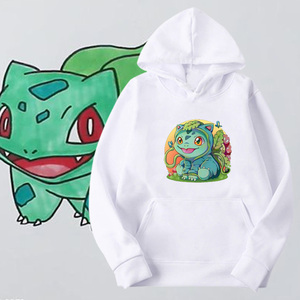 宠物小精灵妙蛙种子动漫周边卫衣男女连帽外套秋冬宽松套头上衣服