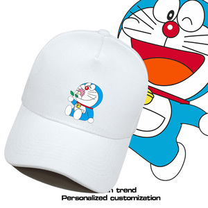动漫卡通哆啦a梦联名机器叮当猫b表情包棒球帽户外遮阳帽鸭舌帽潮