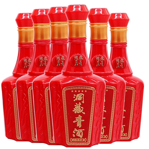 2016-17年 53度洞藏青酒d6  500ml*6 贵州青溪镇酱香型粮食白酒