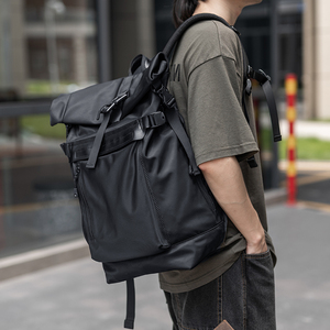 日系潮牌双肩包男大容量旅行包都市机能背包大学生书包电脑包男包