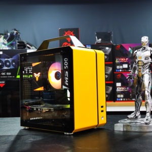 机械大师小方糖c24迷你itx i5-11400f/5600x/2060/1660s主机箱