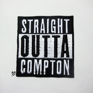 NWA 冲出康普顿 Straight Outta Compton 街头潮流补丁魔术贴章