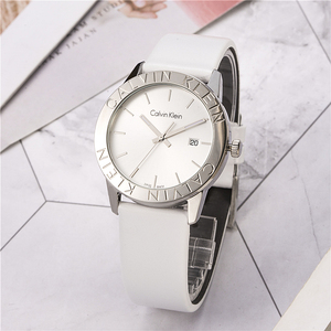 ck手表男女 calvinklein steady系列 简约夜光中性情侣表k7q211l6