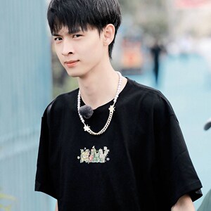 秦霄贤同款纯棉短袖t恤女学生夏季宽松半袖德云社白月光女孩衣服