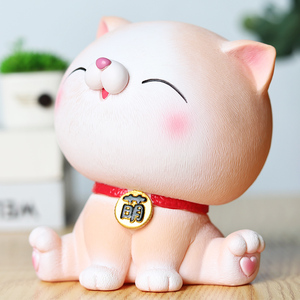 存钱罐小猫女孩