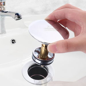 洗脸盆下水器配件弹跳盖洗脸池台盆洗手盆漏水塞按压式弹跳芯塞子