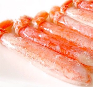 寿司料理海鲜食材蟹拐棒 鳕蟹肉棒鳕蟹钳去壳650g 雪蟹脚拐棒刺身