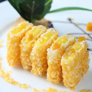 阿诺雪花香芒酥10片 芒果派糕点 酒店餐厅油炸美味香酥点心下午茶